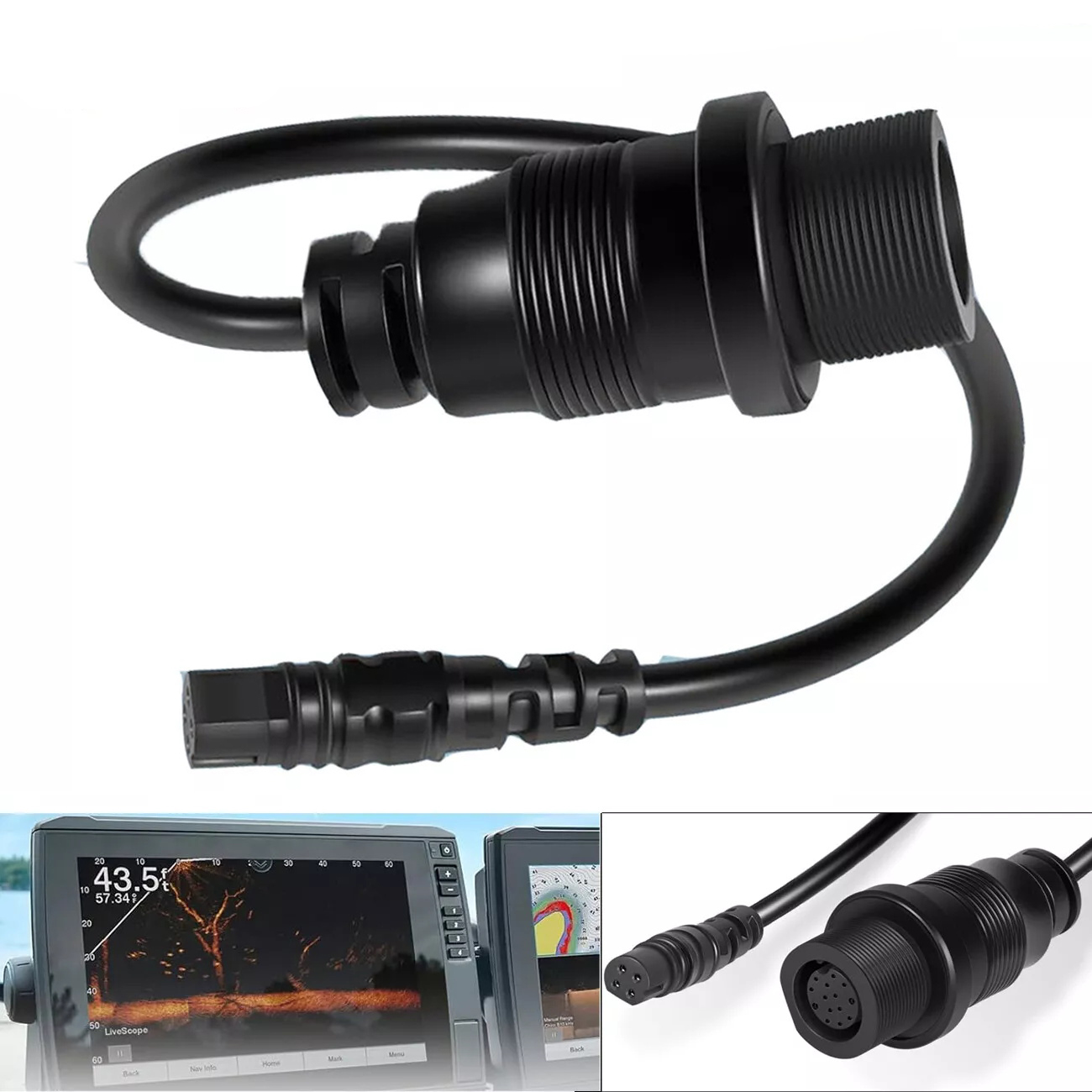 1852081 MKR-DSC-12 Adapter Cab - đánh giá và giá Fish Finder Cable